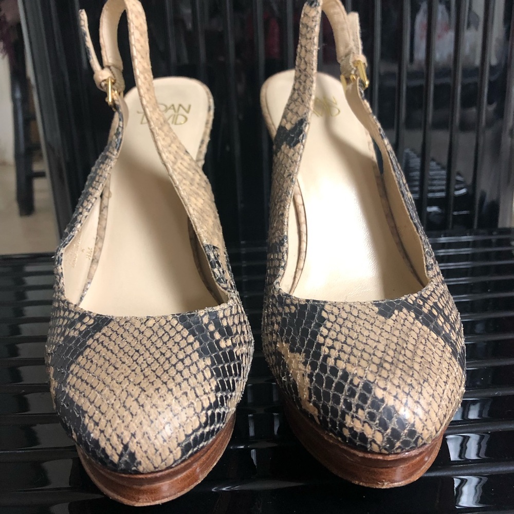 Joan & David Snake Skin Shoes
